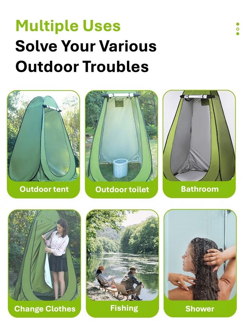 خيمة خصوصية متنقلة للحمّام والدش – للتخييم والسفر - Image 5